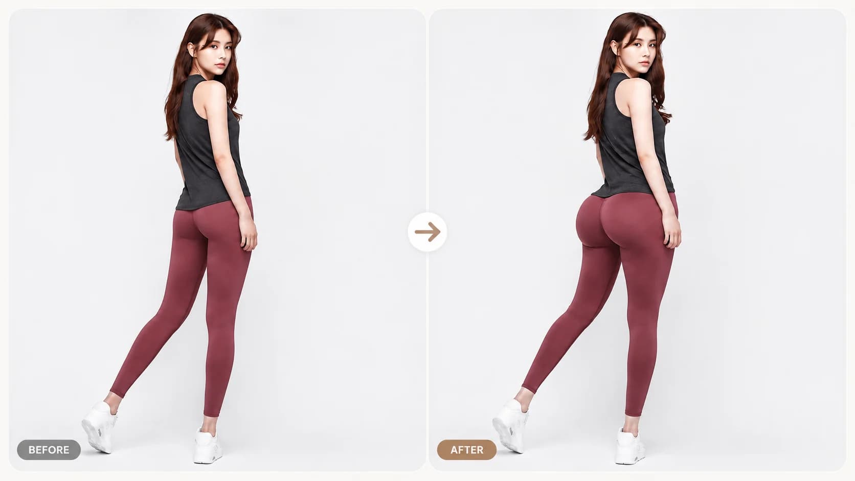 Start with a clear, clothed source photo