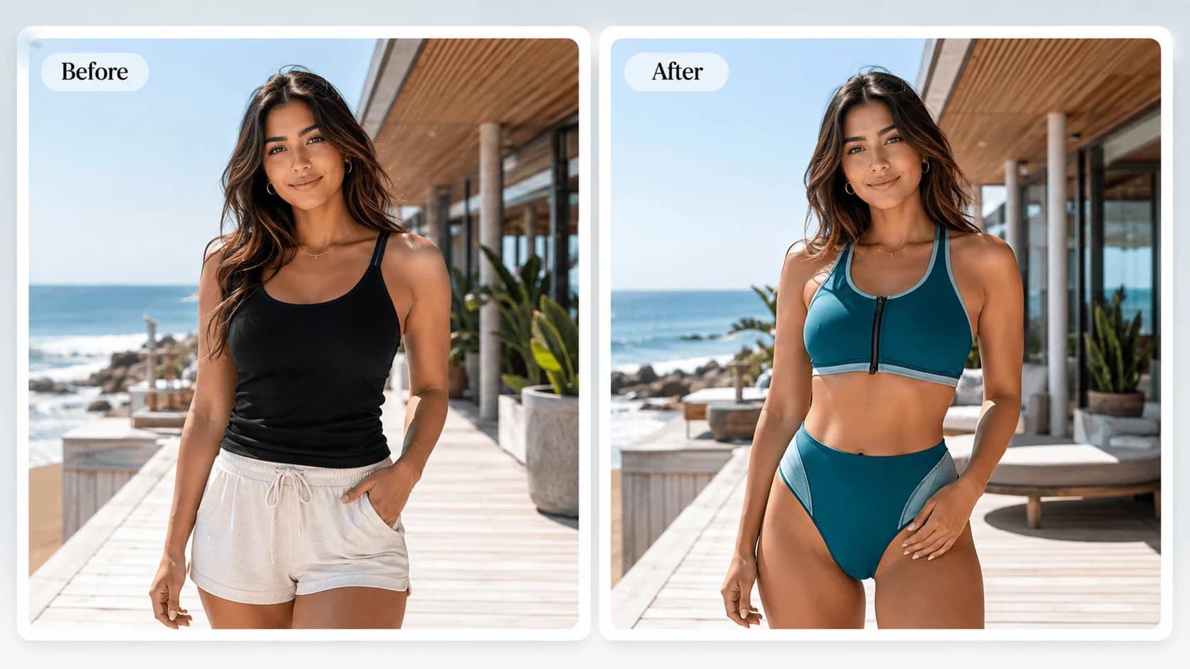 Ejemplo de prueba de bikini IA