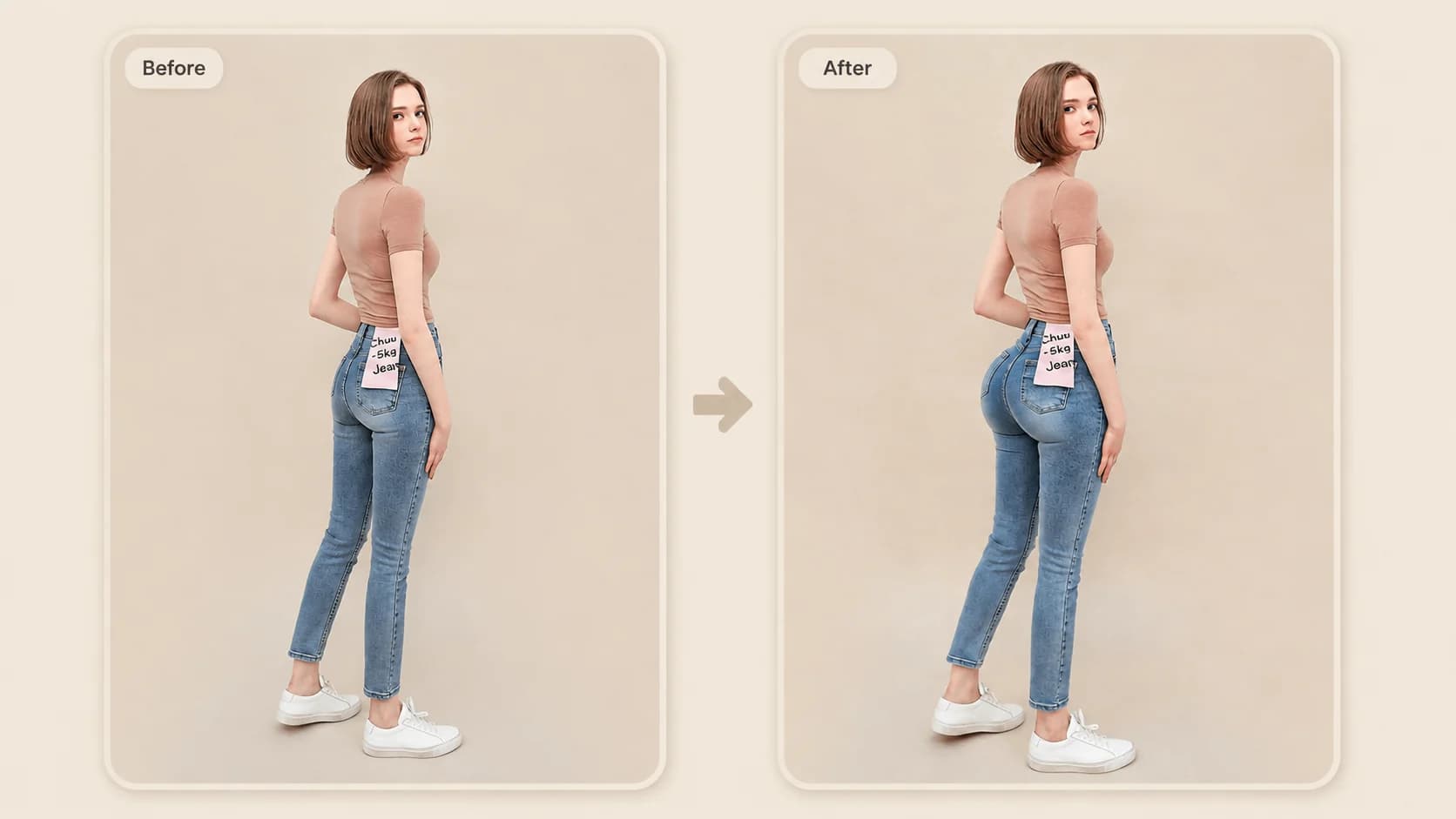 A visual hip-shape comparison